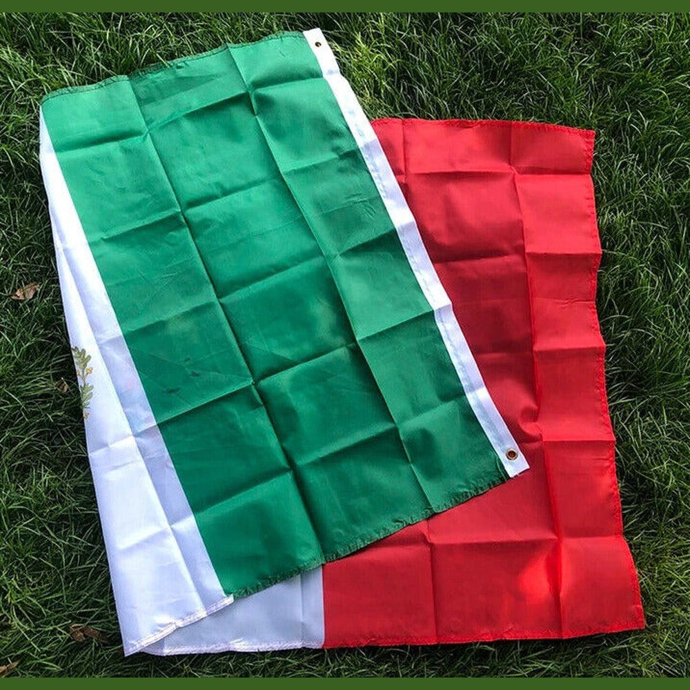 The National Flag of Mexico 3 ft x 5 ft NEW! Home & Garden:Yard, Garden & Outdoor Living:Décor:Flags Style Your Walls